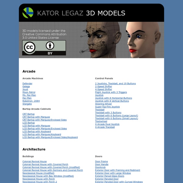 3D Models - Kator Legaz