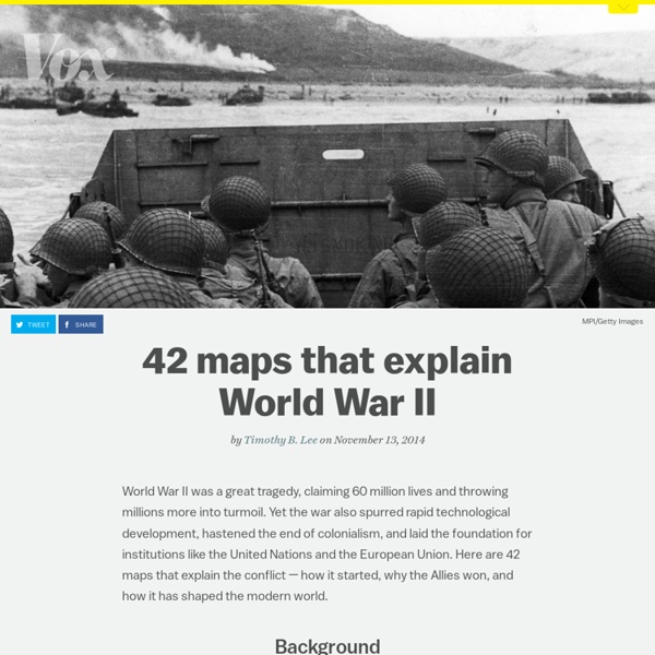 42 maps that explain World War II
