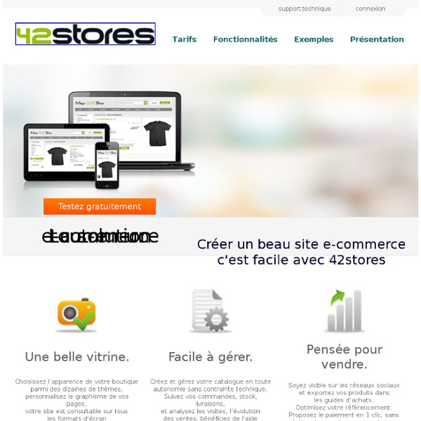 42Stores - la solution e-commerce évolutive