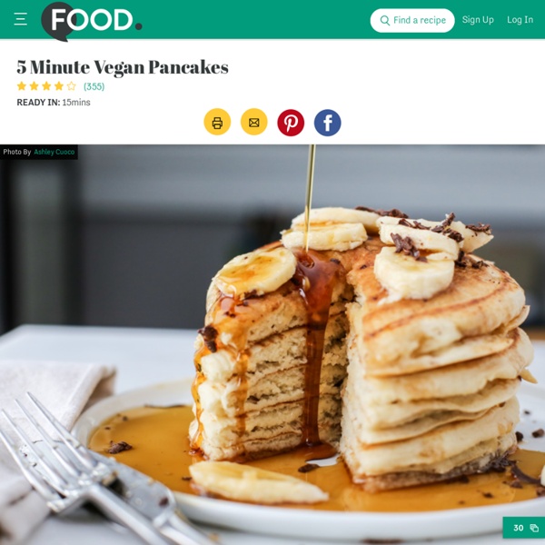 5 Minute Vegan Pancakes Recipe - Food.com - 132263