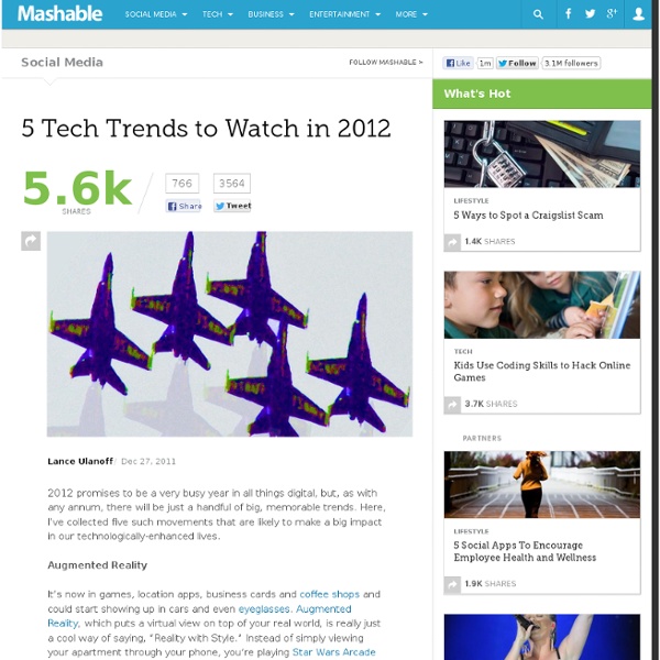 5 Tech Trends to Watch in 2012