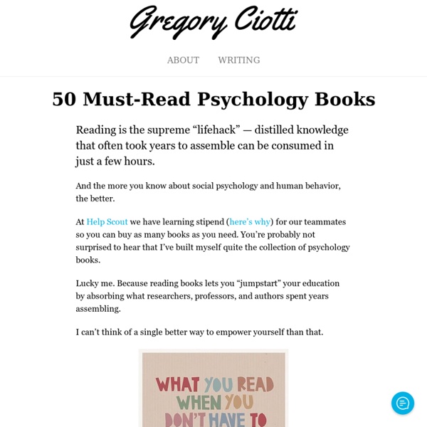 The 50 Best Social Psychology Books