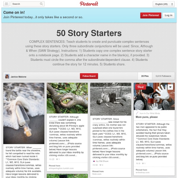 50 Story Starters