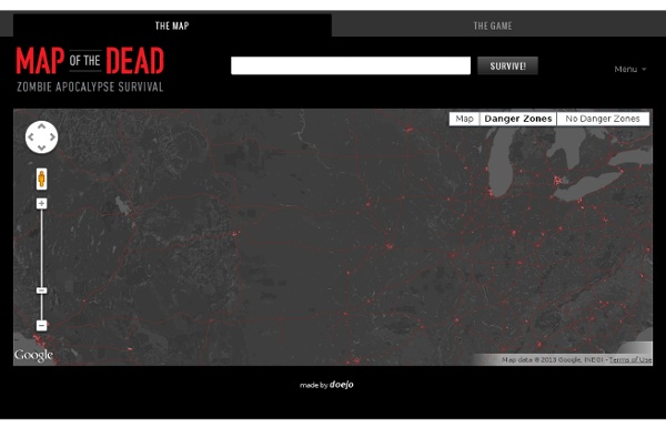 Map of the Dead - Zombie Survival Map