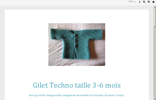 Gilet Techno taille 3-6 mois