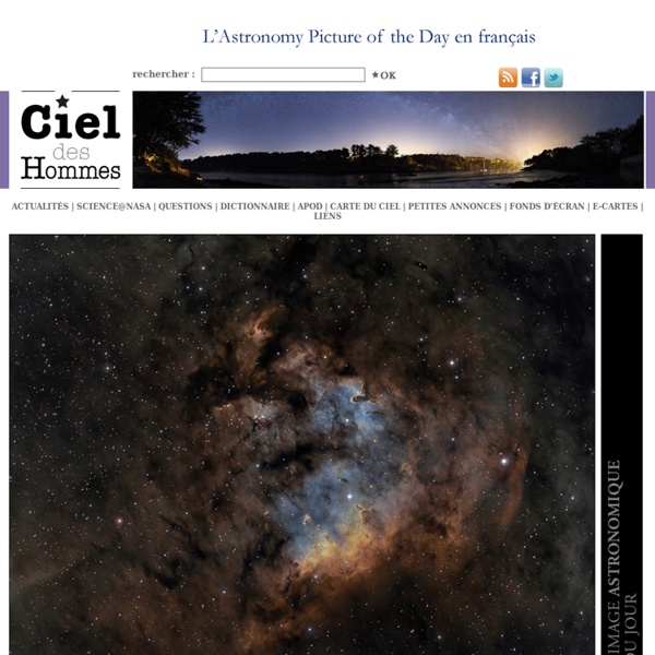 Galaxies sur la corde raide - L'image d'astronomie du jour - APO