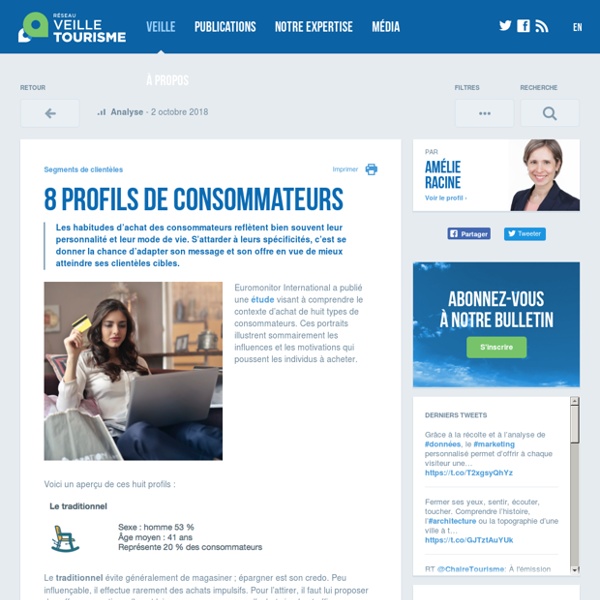 8 profils de consommateurs