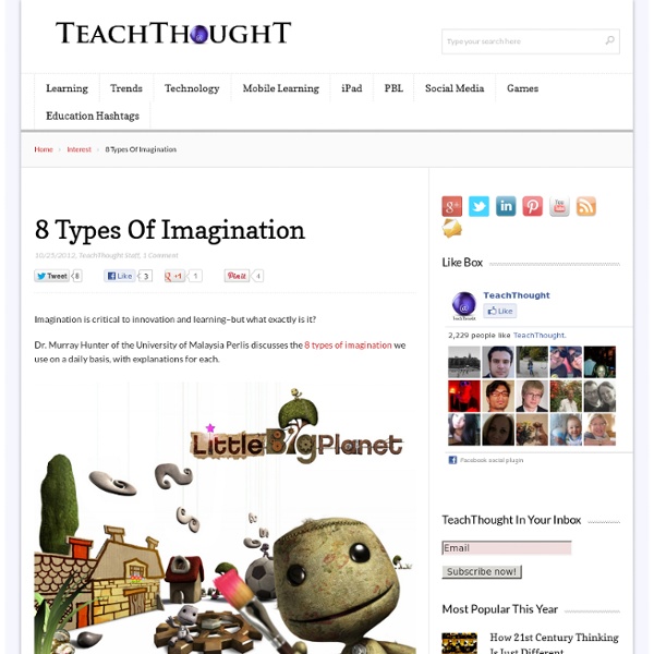 8 Types Of Imagination
