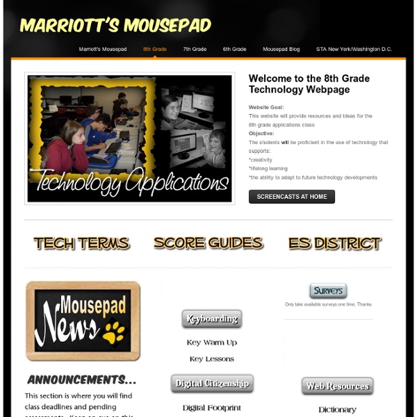 8th Grade - Marriott's Mousepad