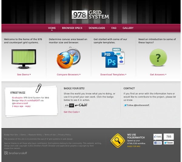 978 Grid System for Web Design