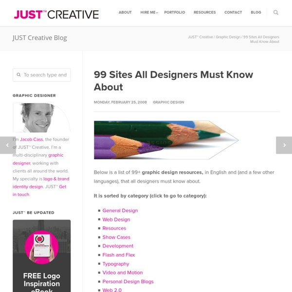 99 Graphic Design Resources