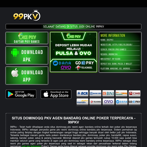 99PKV - Situs Judi Online Domino QQ Pkv Games Resmi