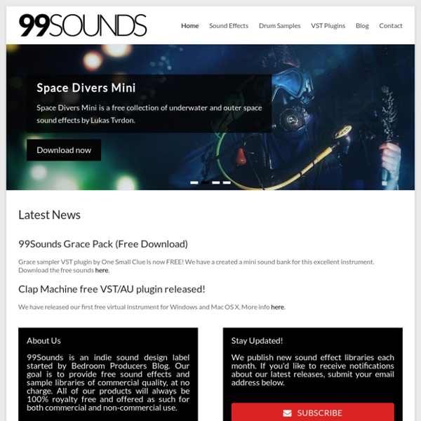 Free Sound Effects & Sample Libraries