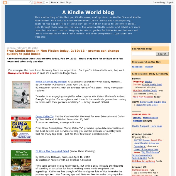 A Kindle World blog