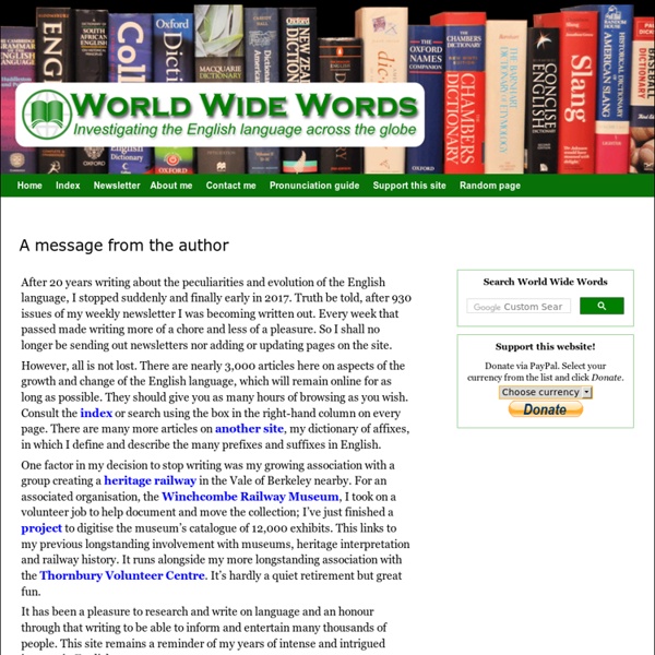 World Wide Words