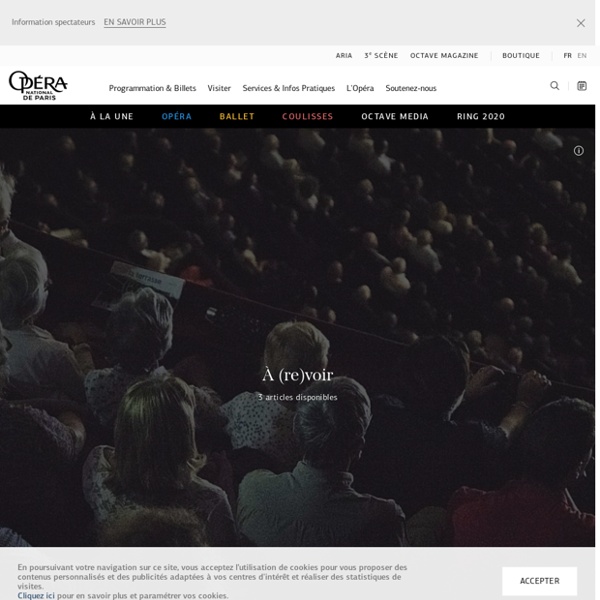 Opéra de Paris : Opéras en ligne