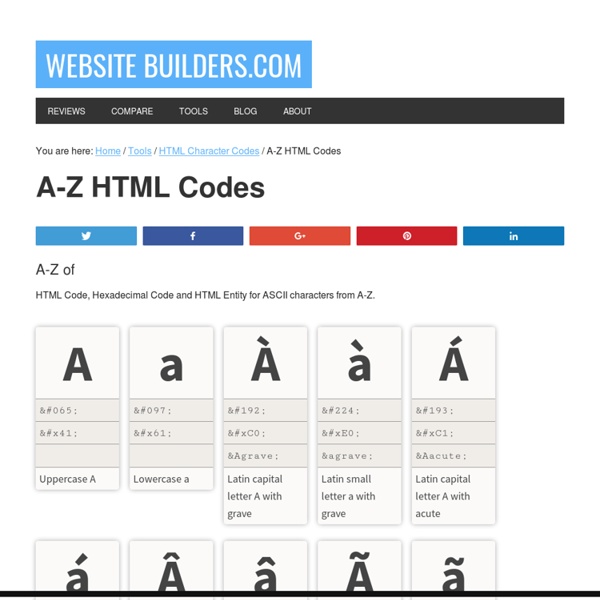 HTML Codes, Hexadecimal Codes & HTML Names ❤ &#10084;