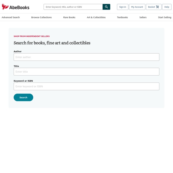 AbeBooks Official Site - New & Used Books, New & Used Textbooks, Rare (...)