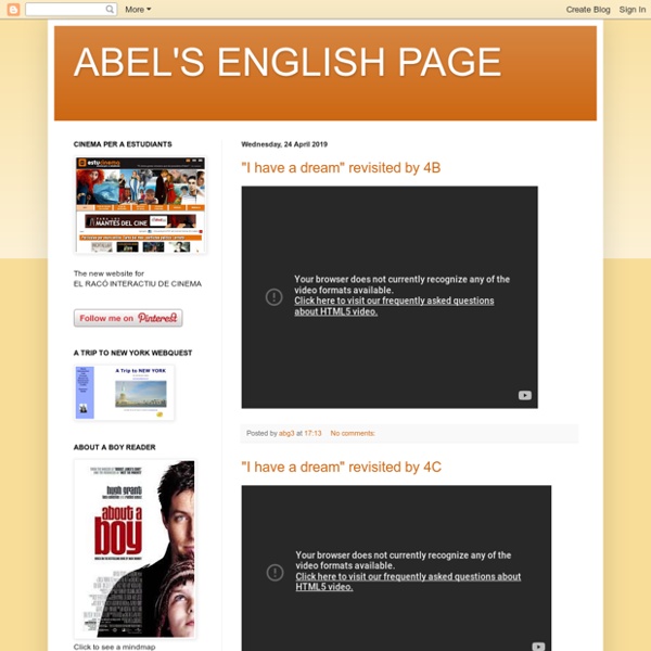 ABEL'S ENGLISH PAGE
