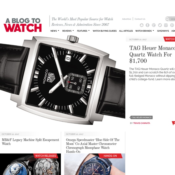 aBlogtoWatch World's Most Popular Watch Blog - News, Reviews, Buying Guides & Discussion