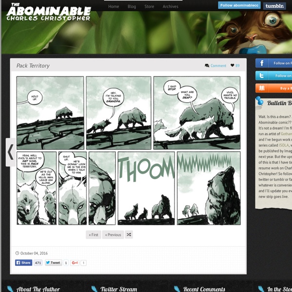 The Abominable Charles Christopher - A Webcomic by Karl Kerschl