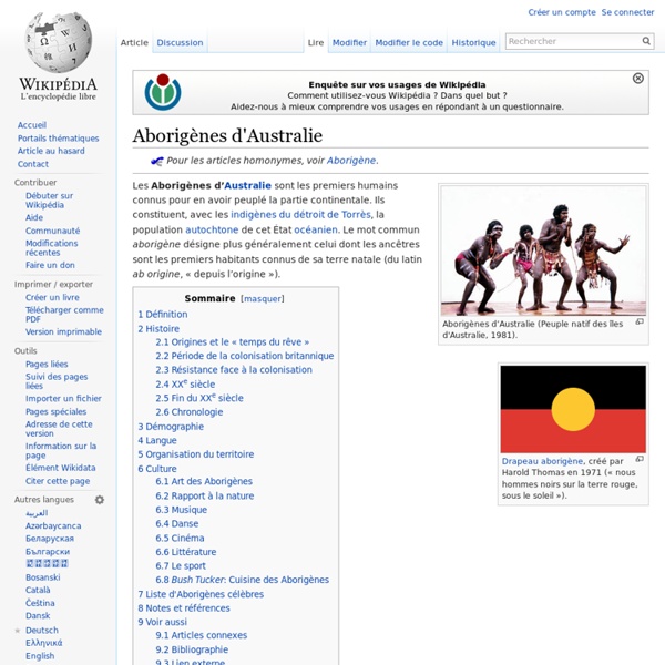 Aborigènes d'Australie