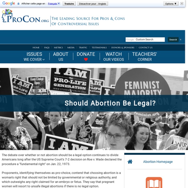 Abortion ProCon.org