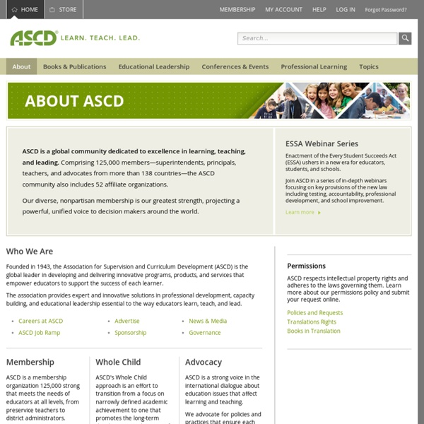 About ASCD