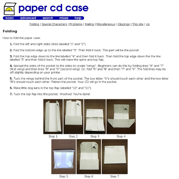 About paper cd case