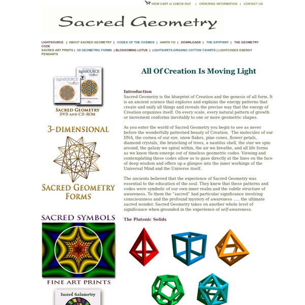 About Sacred Geometry