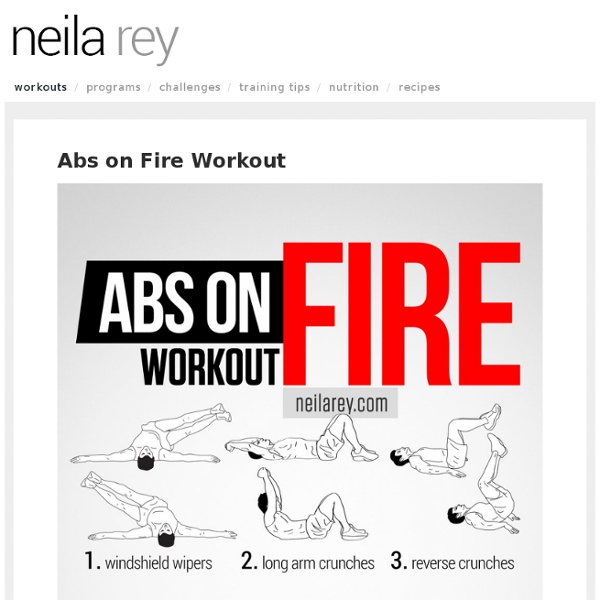 Abs on Fire Workout