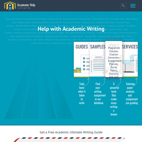 Free Essay Writing Guides and Samples