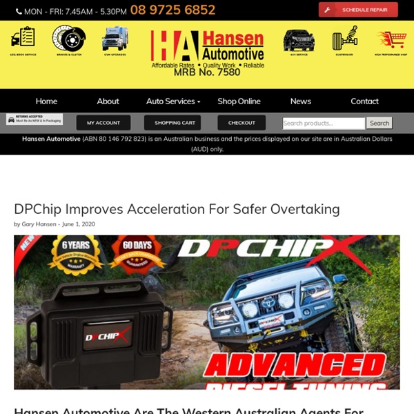 DPChip Improves Acceleration For Safer Overtaking