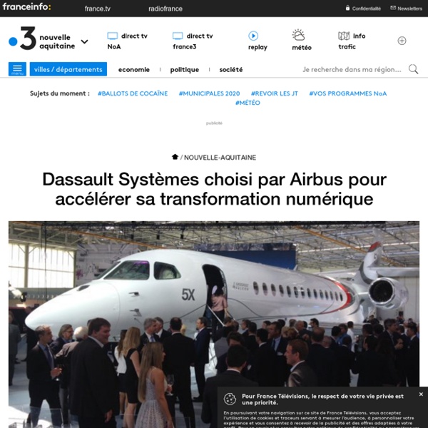Dassault Systèmes choisi par Airbus pour accélérer sa transformation numérique