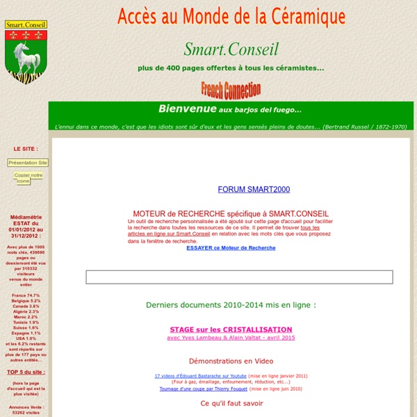 Accès au Monde de la Céramique avec Smart.Conseil