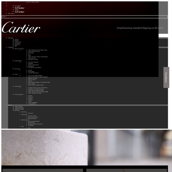 CARTIER - The renowned French jeweller and watchmaker