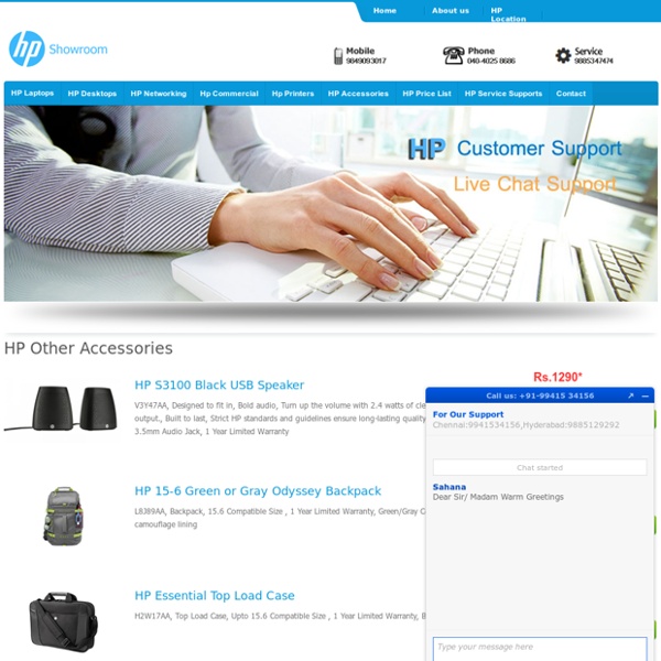 HP laptop Accessories in hyderabad