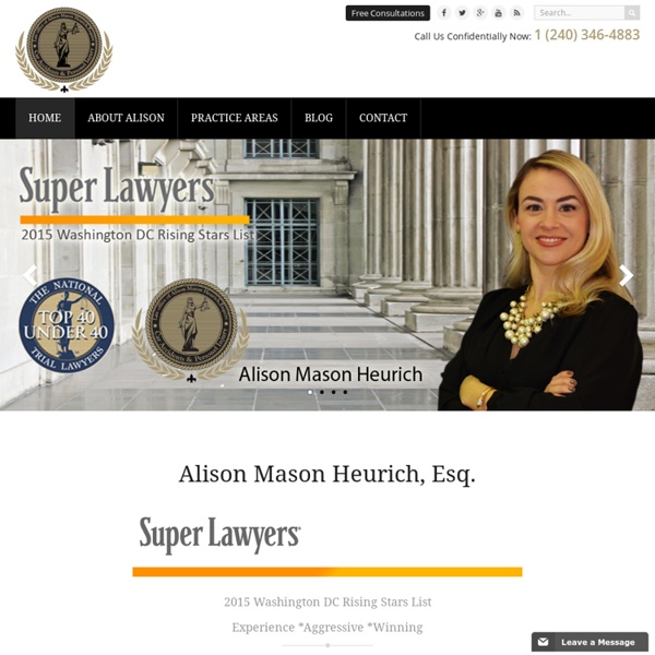 Alison Mason Huerich - Auto Accident and Personal Injury Attorney Waldorf, Charles County, Laplata Maryland Surrounding Areas