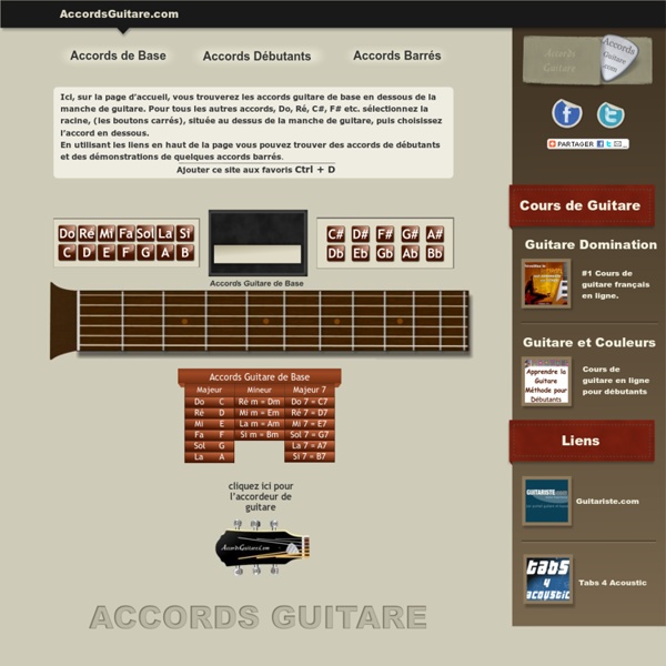 Accords Guitare