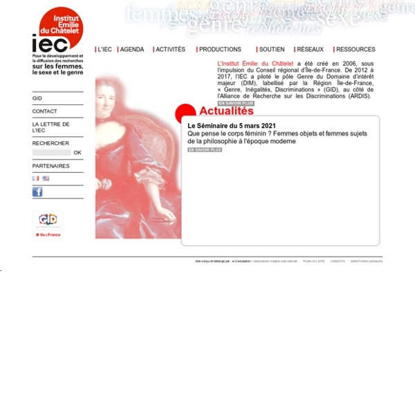 IEC Page d'accueil
