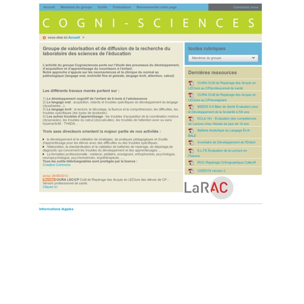 Cogni-sciences