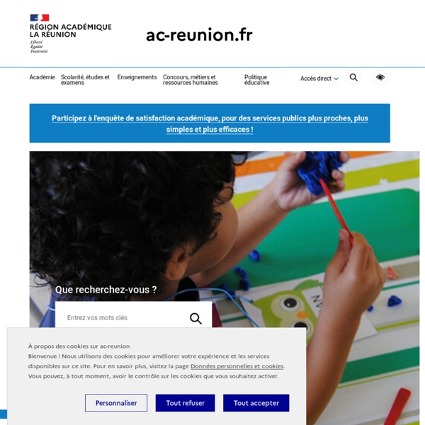 Portail Internet Académie Réunion