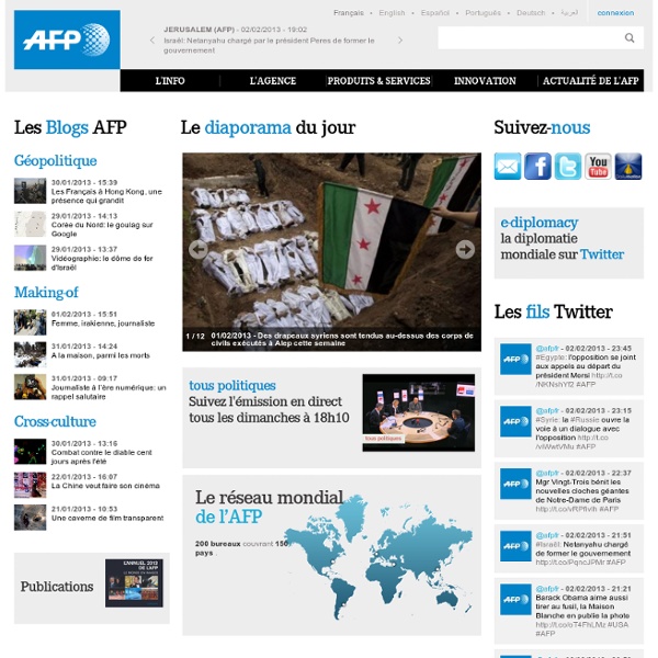 Les dernières nouvelles de l'AFP