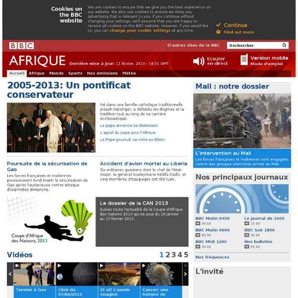 Accueil - BBC Afrique