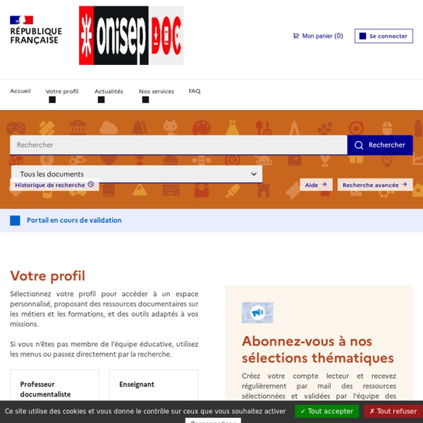 Catalogue en ligne Onisep