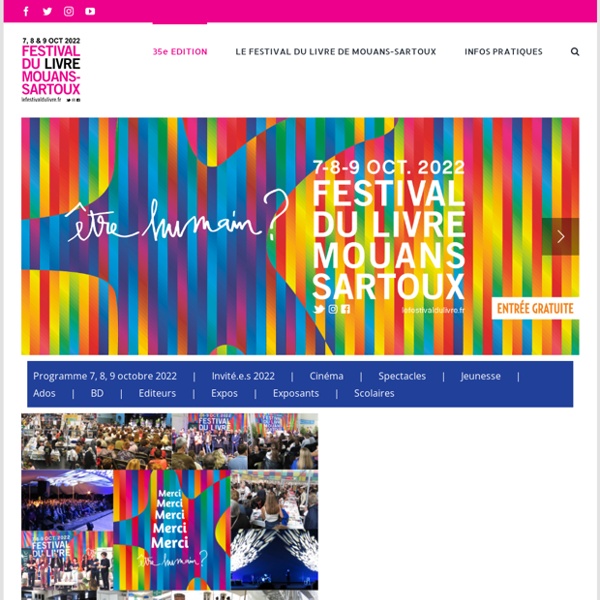 Le Festival du Livre de Mouans-Sartoux