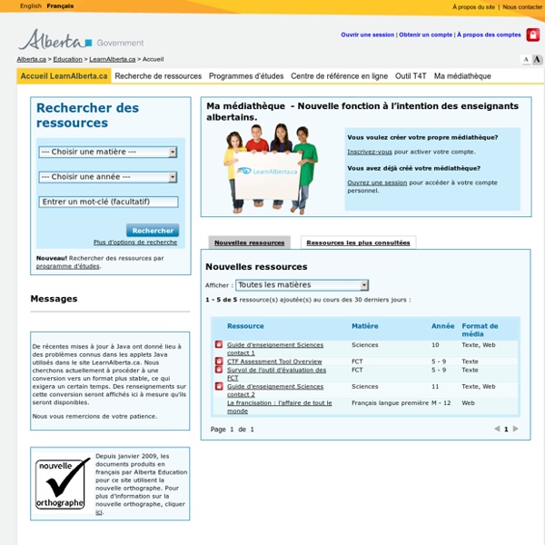 Accueil LearnAlberta.ca - LearnAlberta.ca