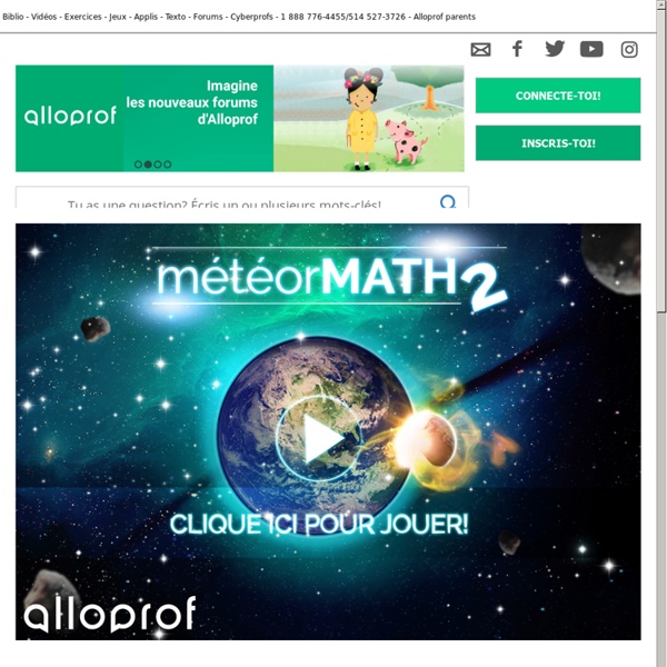 Accueil MeteorMath2