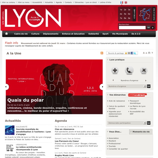 Accueil - Site Officiel de la Ville de Lyon