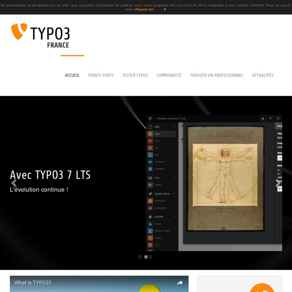 TYPO3 - Choisir TYPO3 - CMS libre et open source pour entreprise